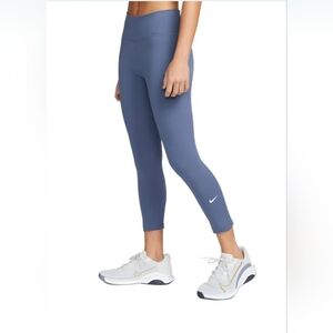 Nike Purple Mid Rise Athletic Leggings for Performance